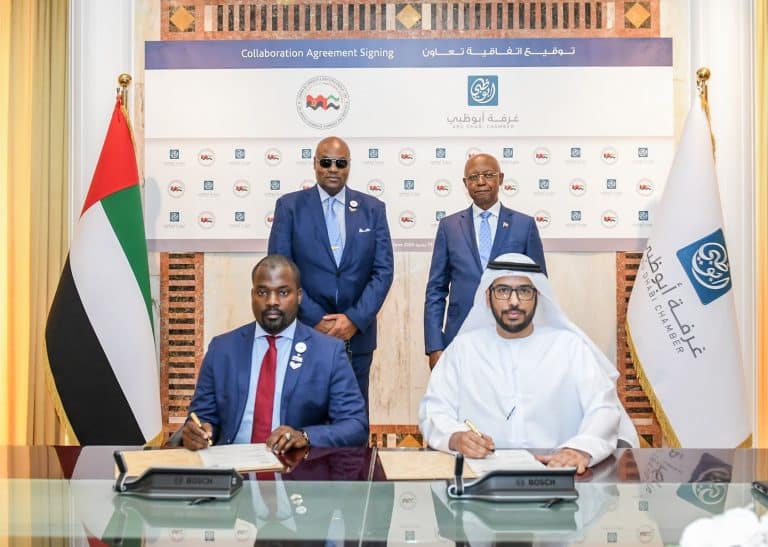 Abu Dhabi Chamber signs cooperation agreement with Angola-UAE Chamber