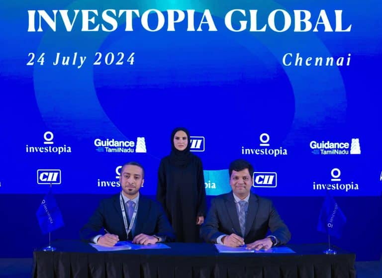 Alia Al Mazrouei witnesses MoU signing between Ghafa Sustainability, Atsuya Technologies