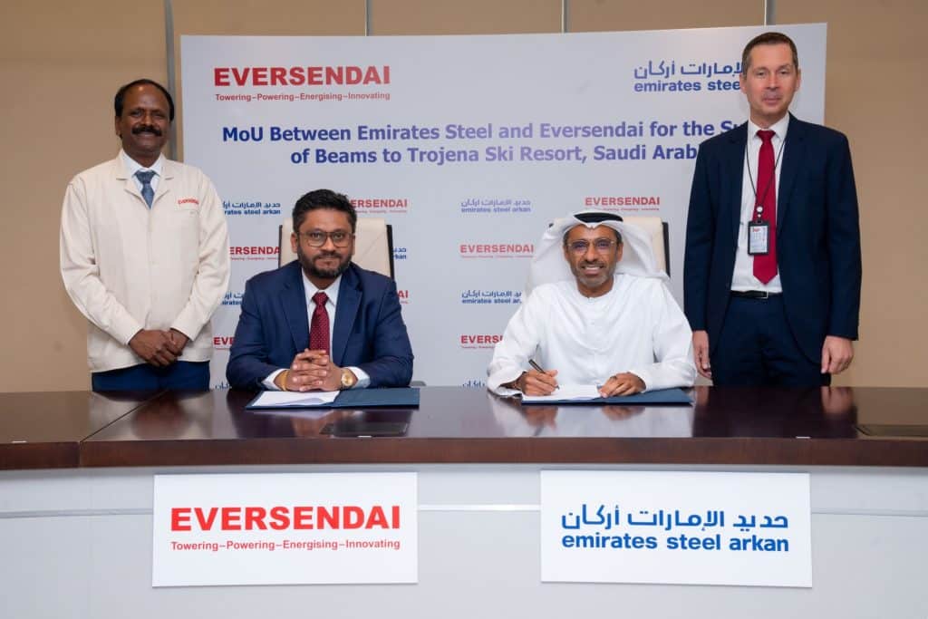 KSA: Emirates Steel & Eversendai Form A Strategic Partnership To Enhance Their Market Presence