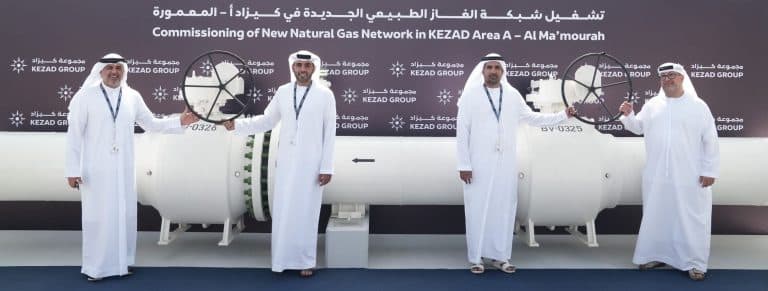 KEZAD commissions new natural gas network for clients