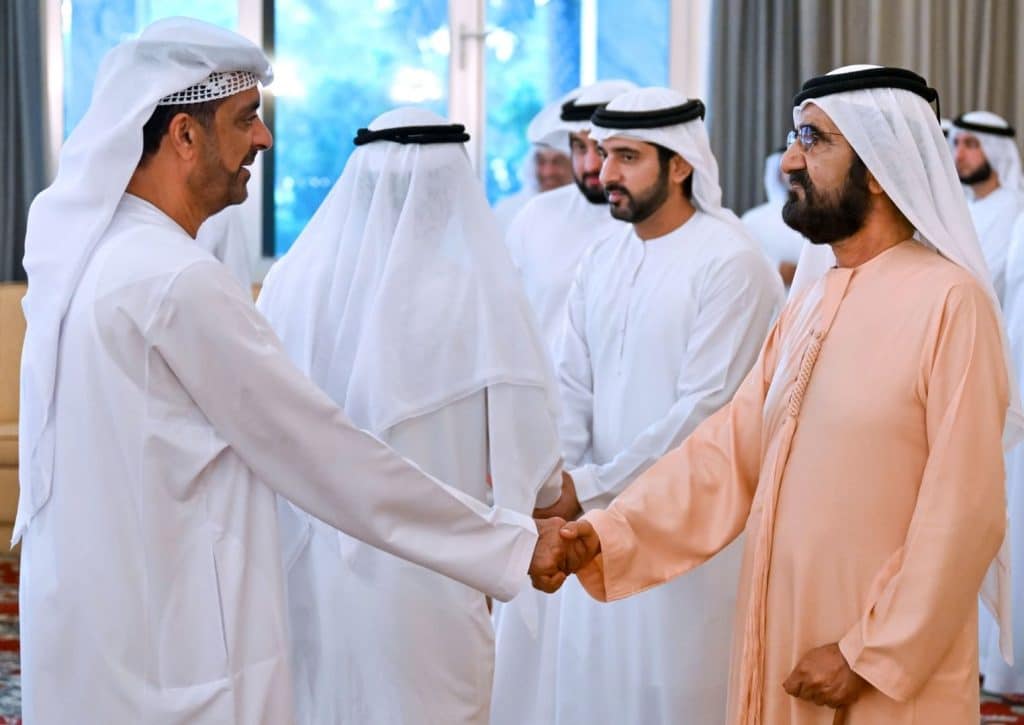 Mohammed bin Rashid meets with local dignitaries, business leaders and heads of Dubai Government entities at his weekly Majlis