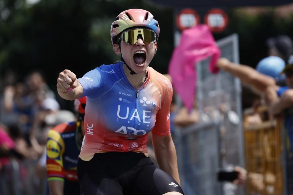 UAE Team ADQ’s Chiara Consonni wins second stage of Giro d'Italia Women