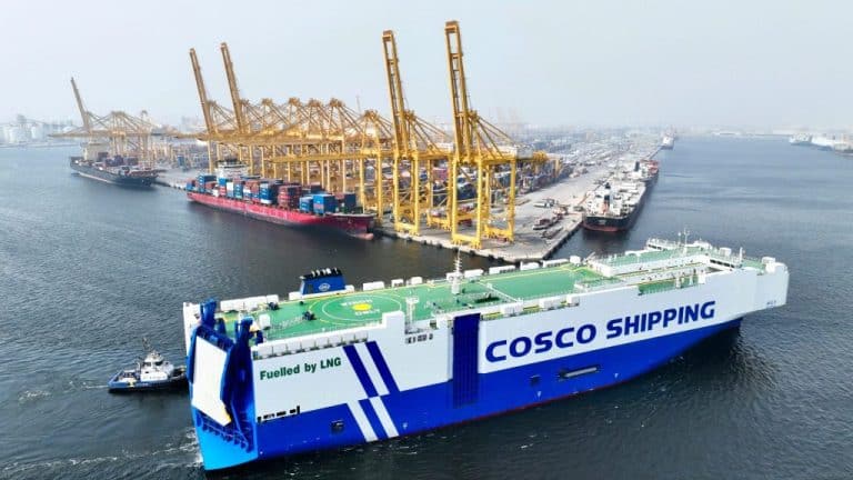 Jebel Ali Port Welcomes COSCO Shipping’s Min Jiang Kou