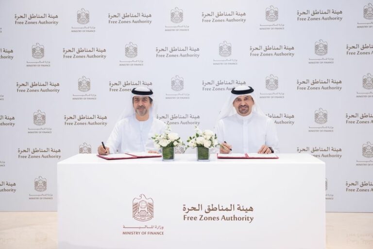 Ministry of Finance signs MoC with Ajman Free Zones to enhance tax information exchange services