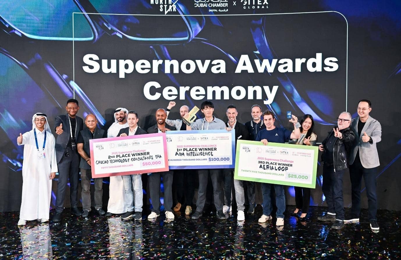 AIM Intelligence beat the nine other finalists during the Grand Finale of today’s competition, clinching the top prize of $100,000.