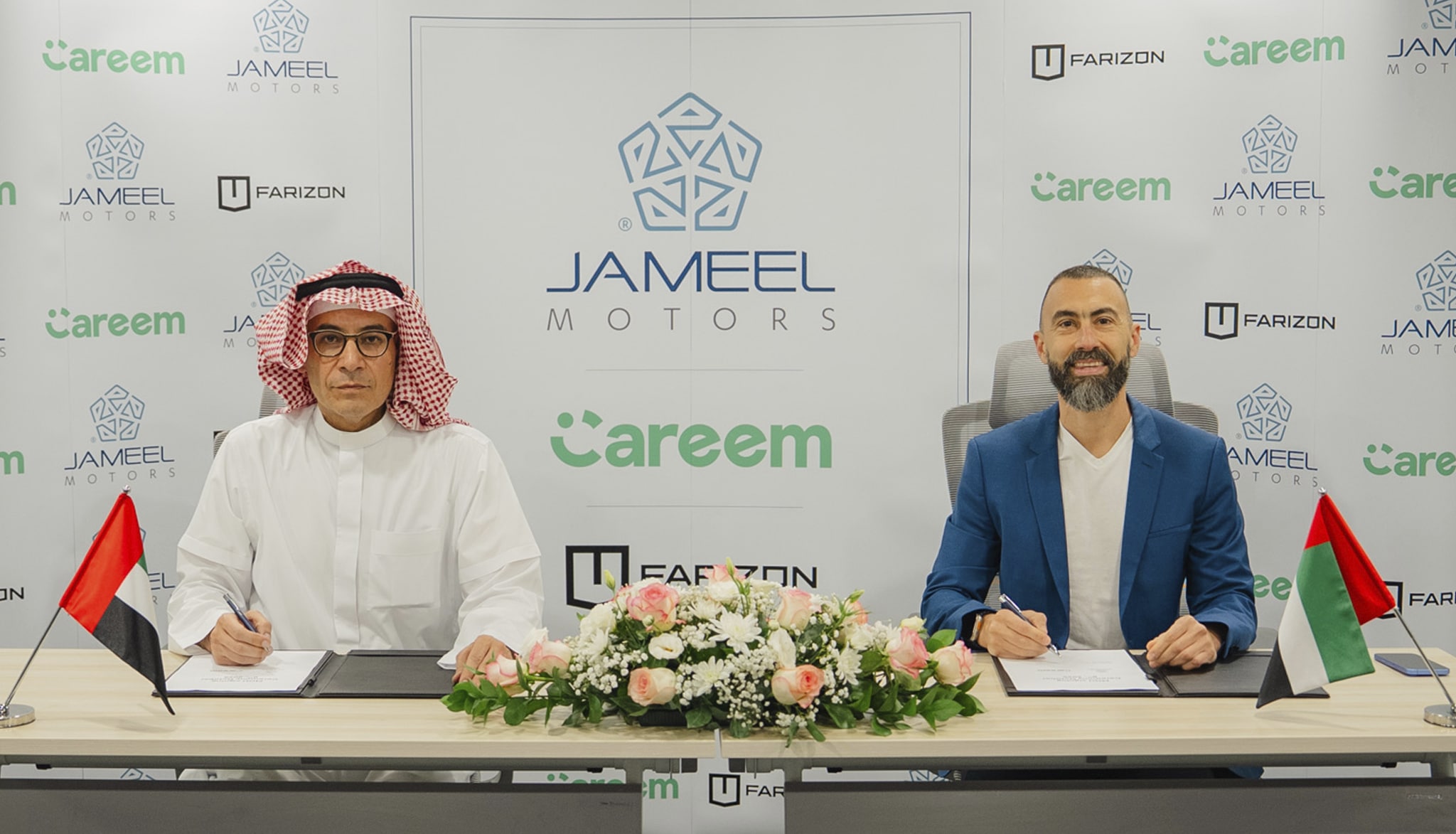 Yousef Hussein, Chief Commercial Officer Mobility, Jameel Motors & Bassel Alnahlaoui, Chief Business Officer at Careem