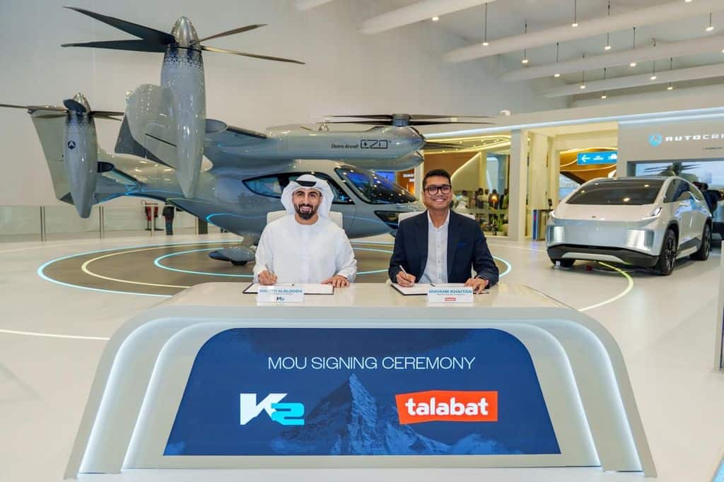 Mayank Khaitan, Director of Logistics at talabat & Waleed AlBlooshi, Vice President of Strategy at K2