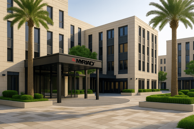 The Myriad is a top tier student living brand represented in the Kingdom by DHC