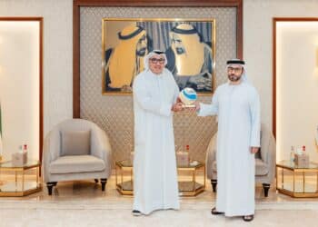 His Excellency Dr. Abdulla Busenad, Director General of Dubai Customs, received His Excellency Khaled Abdulrahim Al-Zaabi, Consul General of the State of Kuwait in Dubai and the Northern Emirates