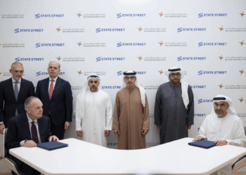 Hazza bin Zayed witnesses ADIO’s agreement with State Street to launch an operations centre in Al Ain, creating 300+ jobs.