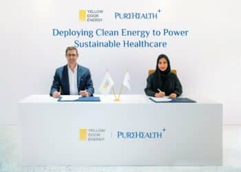 The signing ceremony took place at PureHealth’s office in Abu Dhabi, attended by senior executives from PureHealth, SEHA and Yellow Door Energy