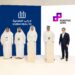L-R Dr. Amer Sharif (Dubai Health CEO); Dr. Amer Al Zarooni (Al Jalila Foundation CEO); Khalifa Baqer (Dubai Health COO); Mohammed Abdulghaffar Hussain (Positive Zero Chairman); David Auriau (Positive Zero CEO)