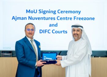 Ajman NuVentures Centre Free Zone Signs MoU with DIFC Courts