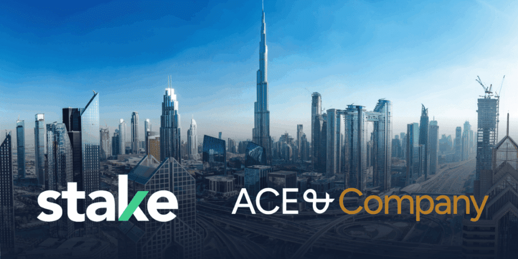 Stake Partners with ACE & Company to Develop Secondary Transfer Facility for Fractional Real Estate Investments in the UAE