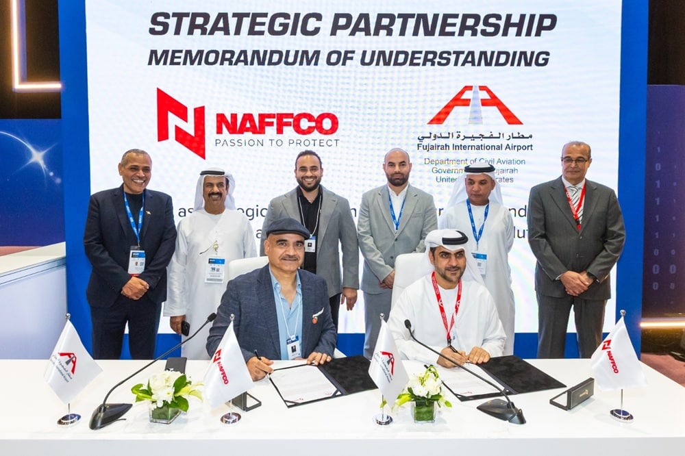 NAFFCO Group Signs Strategic Aviation Safety MOU with Fujairah International Airport, Department of Civil Aviation, Government of Fujairah