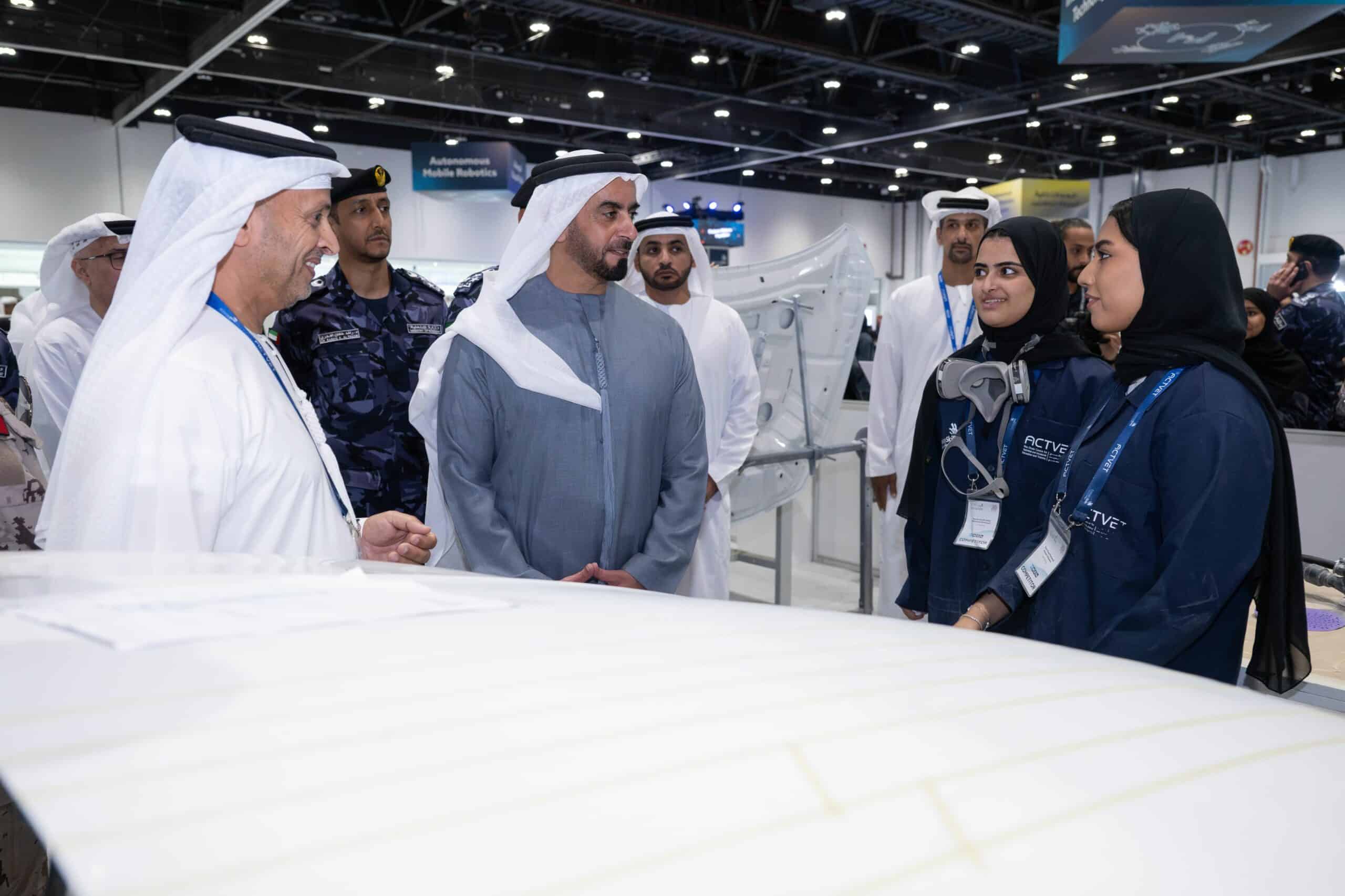 Saif bin Zayed Attends Part of 17th EmiratesSkills National Competition