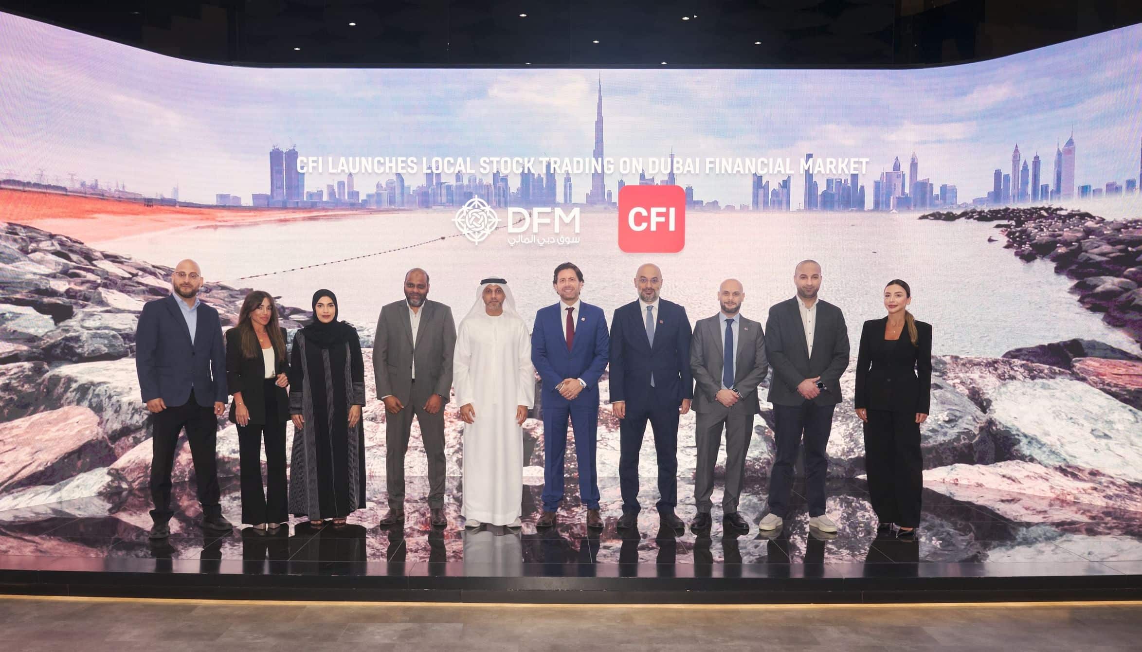 CFI Launches 40 Local Stocks Listed on Dubai Financial Market