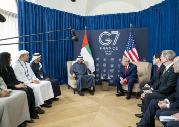 UAE President Holds Meeting With U.S. President on the Sidelines of the G7 Summit
