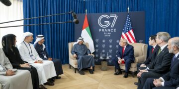 UAE President Holds Meeting With U.S. President on the Sidelines of the G7 Summit