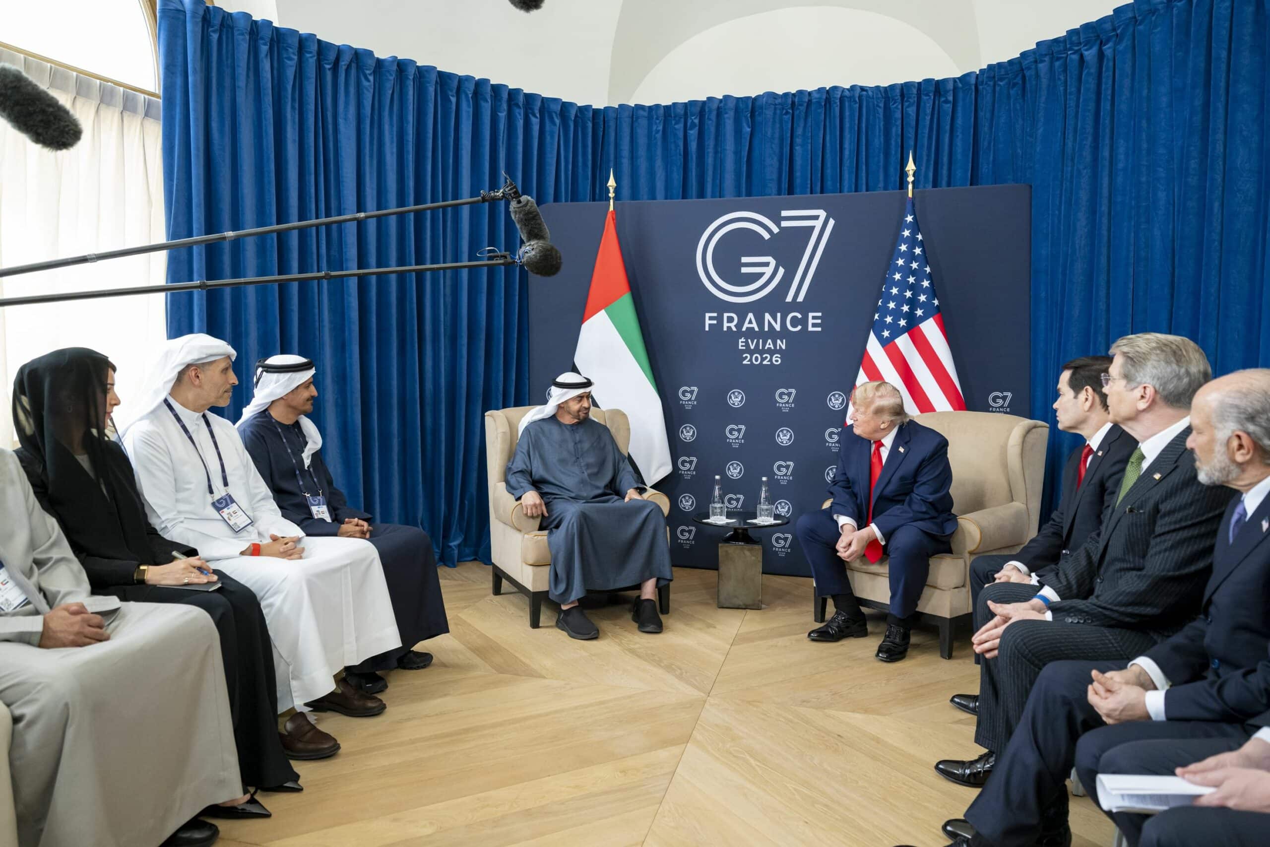 UAE President Holds Meeting With U.S. President on the Sidelines of the G7 Summit