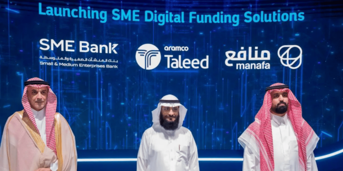 SME Bank, Aramco Taleed and Manafa Partner to Expand SME Financing
