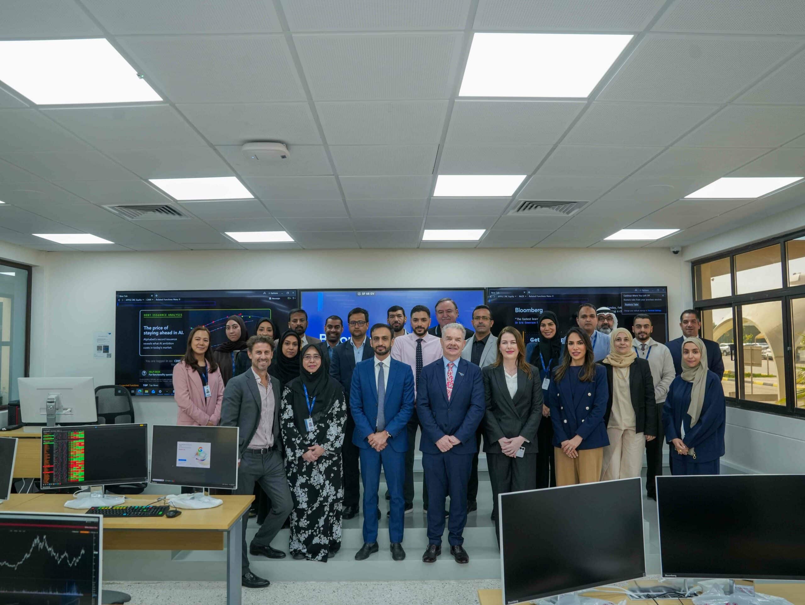 Bahrain Polytechnic and Bloomberg LP at the Bloomberg Finance Lab