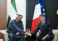 UAE and French Presidents Exchange Views on Bilateral Cooperation and Regional Developments During G7 Summit Meeting
