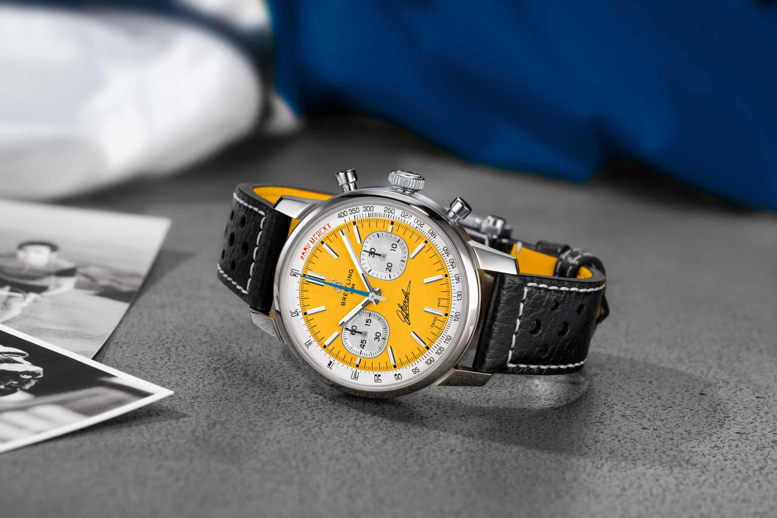 Breitling’s Top Time B01 Eddy Merckx Pays Tribute to the Cyclist Widely Regarded as the Greatest of All Time