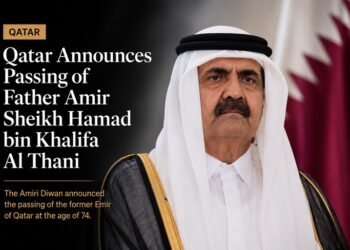 Qatar Announces Passing of Father Amir Sheikh Hamad bin Khalifa Al Thani